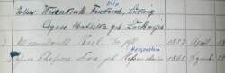 Auszug aus dem B&uuml;rgerregister Tartar